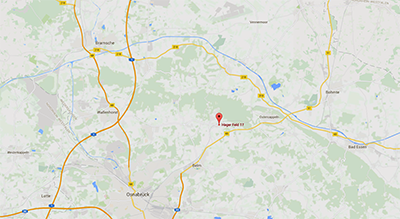 Standortkarte von Google Maps, Lackierfachbetrieb Dobslaff, Standort Belm/Osnabrück